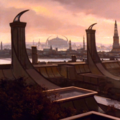 Cardassia City, Hauptstadt der cardassianischen Zentralwelt (2375).